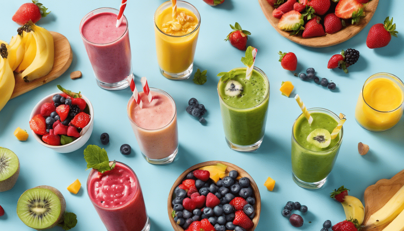 découvrez comment préparer des smoothies amusants et délicieux pour les enfants grâce à nos recettes faciles et colorées. une façon ludique d'intégrer des fruits et légumes dans leur alimentation !