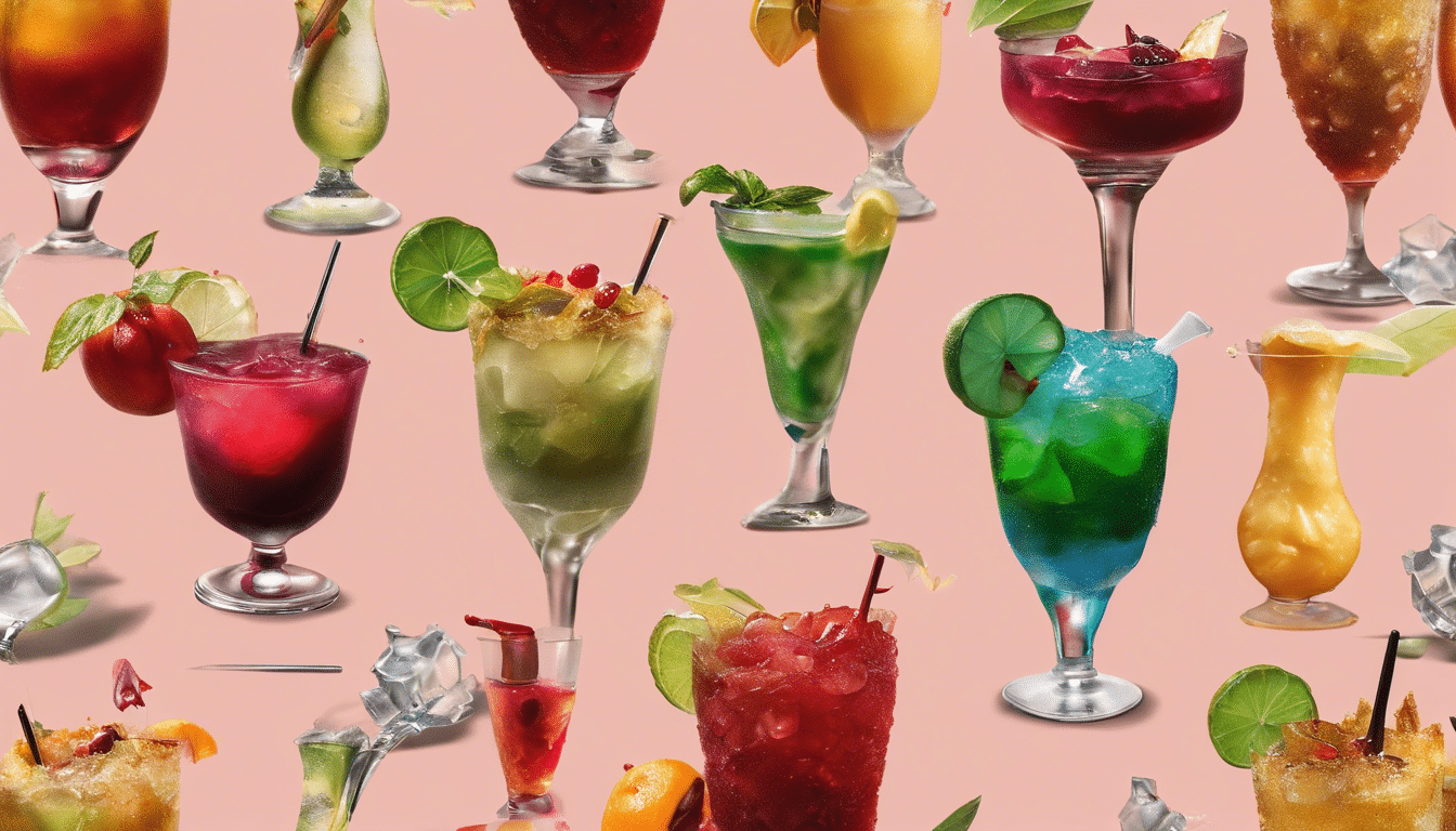 plongez dans l'univers des cocktails exotiques et savourez une explosion de saveurs lors d'un voyage gustatif unique.