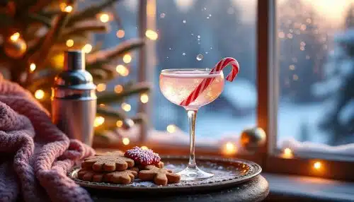 découvrez le candy cane spritzer, le cocktail glamour par excellence qui saura enchanter vos soirées d’hiver ! avec ses saveurs rafraîchissantes et ses couleurs festives, ce délicieux mélange apporte une touche de magie à vos célébrations. préparez-vous à émerveiller vos invités avec cette boisson incontournable de la saison.